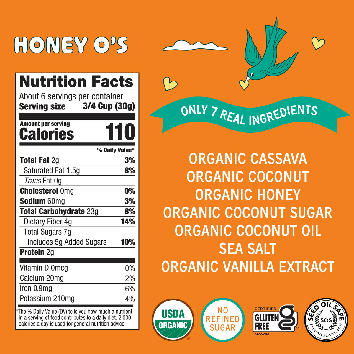 Lovebird Cereal Honey (4 Boxes)