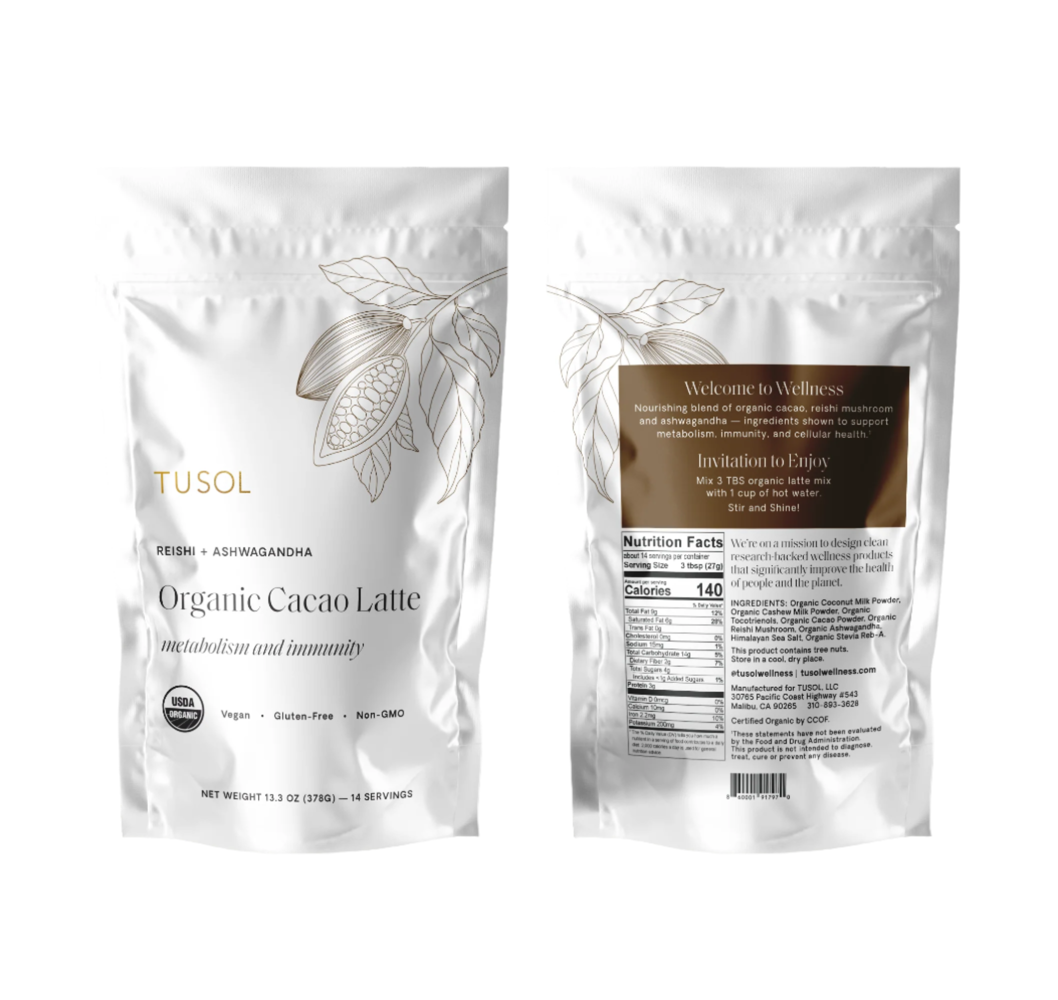 Cacao Latte Mix | 14 Lattes