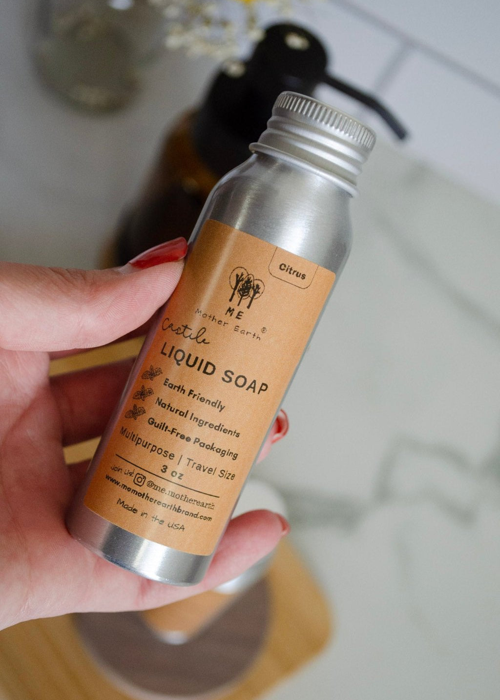 Castile Soap: All-in-One Soap Trial Size - 3oz