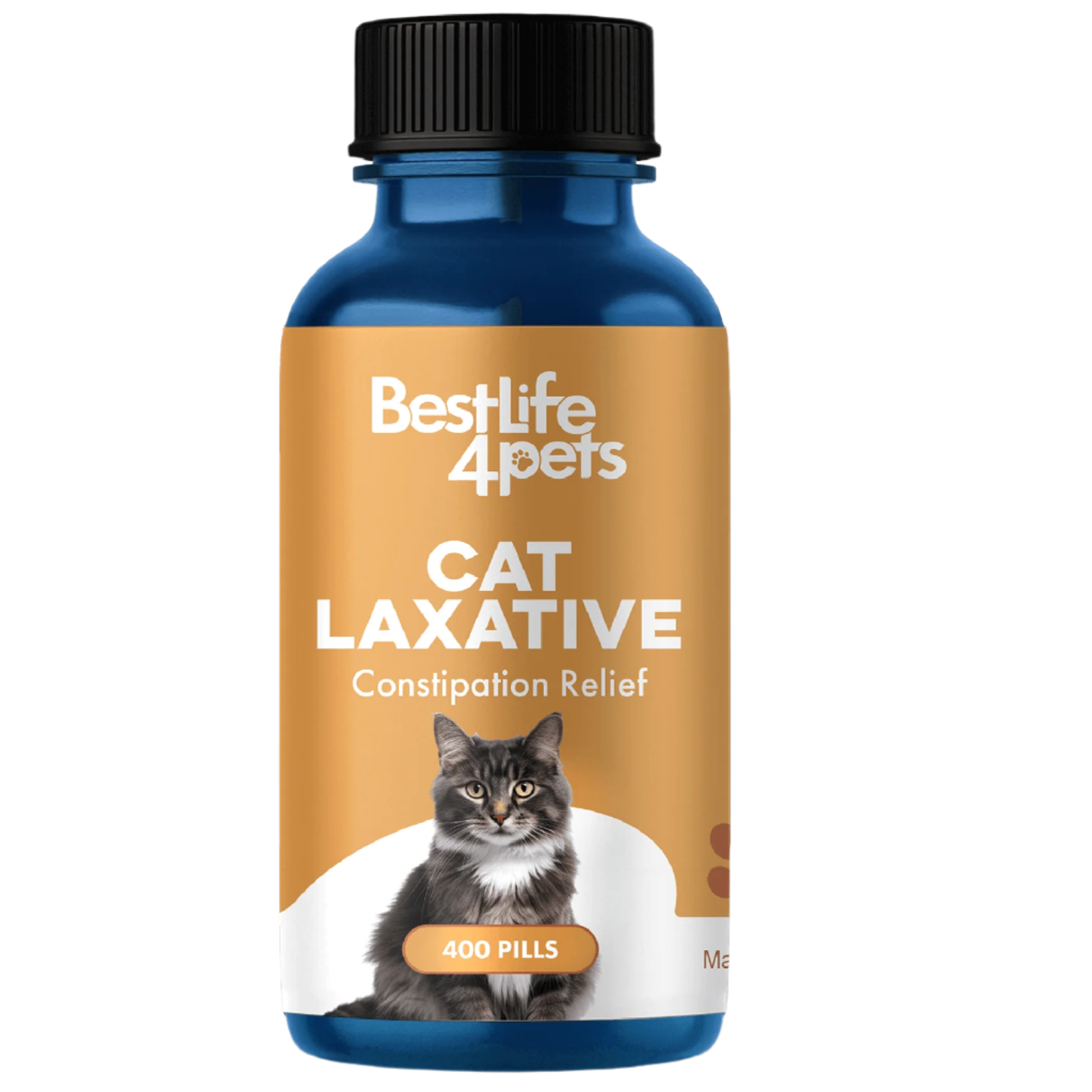 Natural Cat Laxative & Constipation Treatment by BestLife4Pets