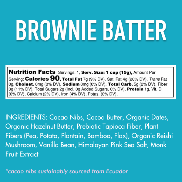 Dark Chocolate Brownie Batter Hazelnut Butter Cups (3 Bags) by B.T.R. Bar