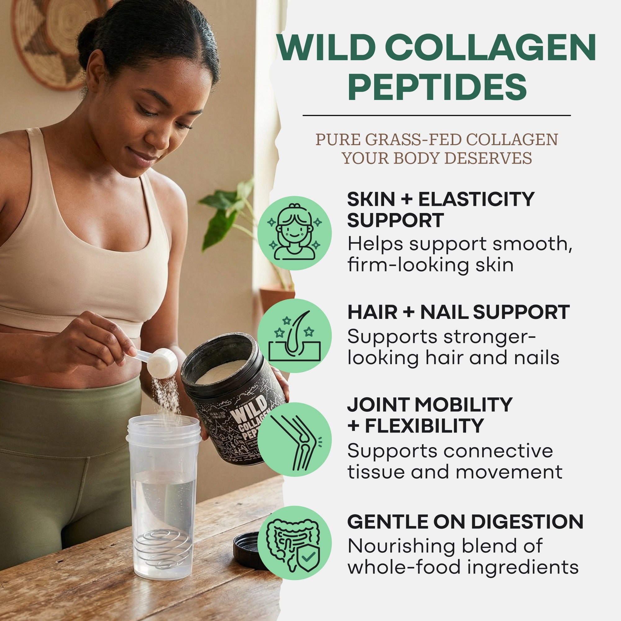 Wholesale of 10 - Wild Collagen Peptides Powder, 16oz