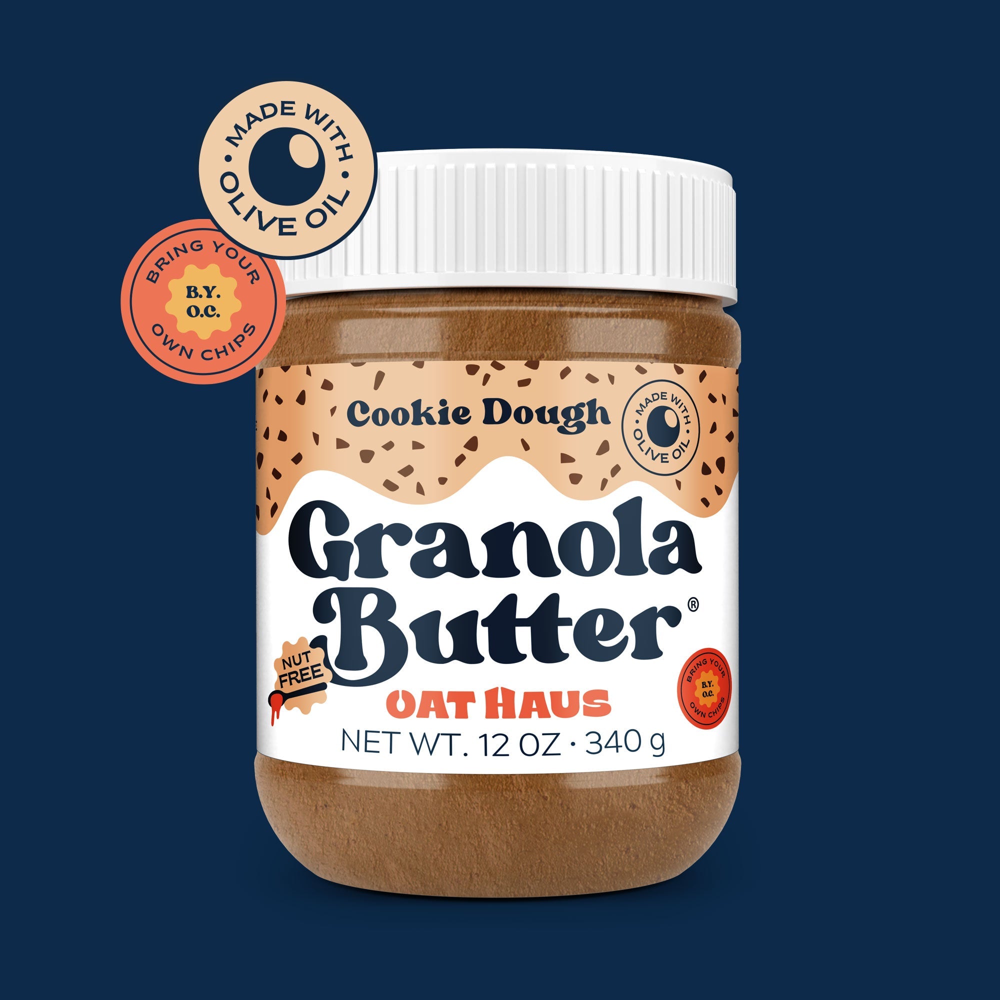 Cookie Dough (Chipless) Granola Butter by Oat Haus