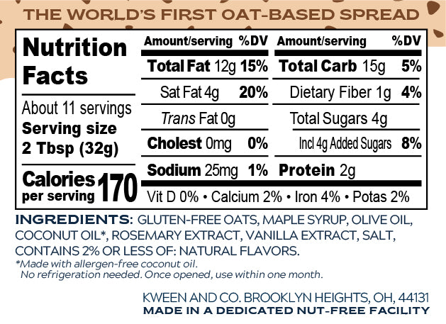 Cookie Dough (Chipless) Granola Butter by Oat Haus