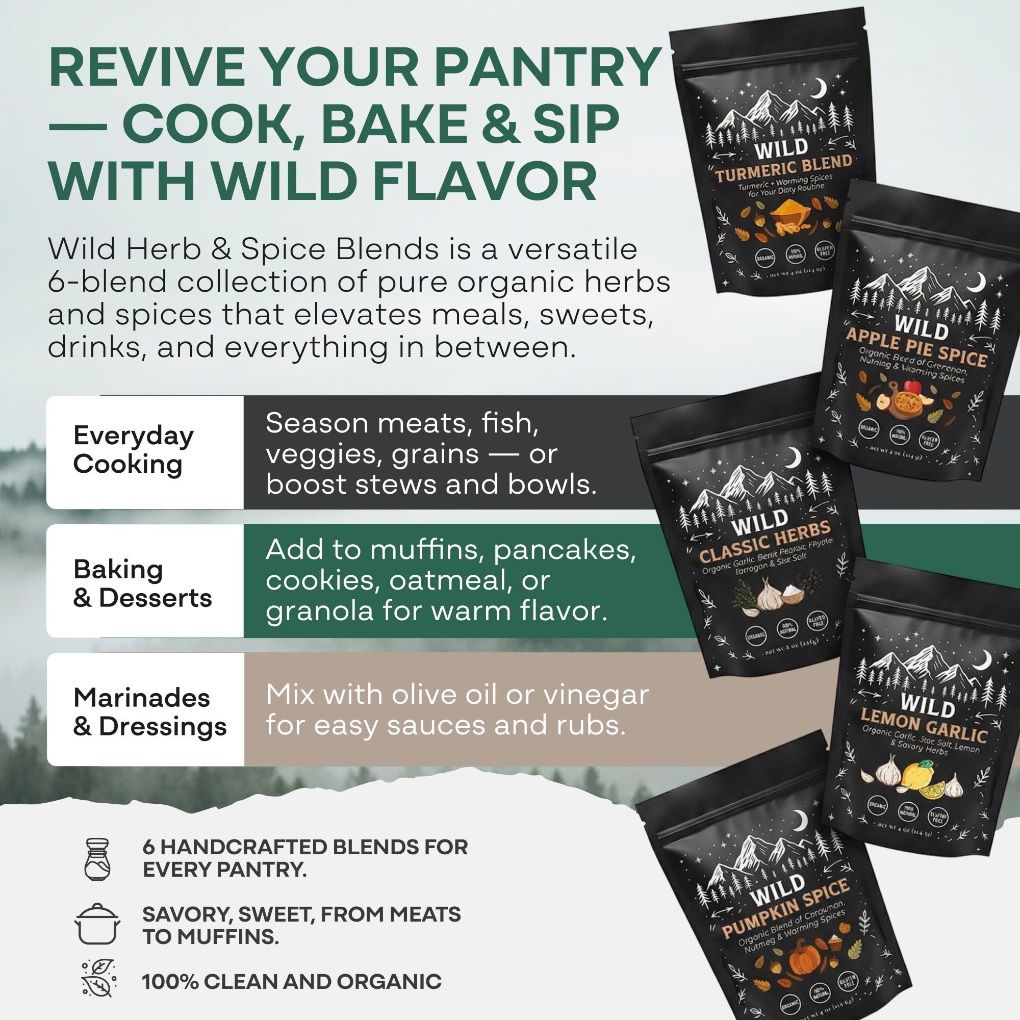 Wild Herb and Spice Blends