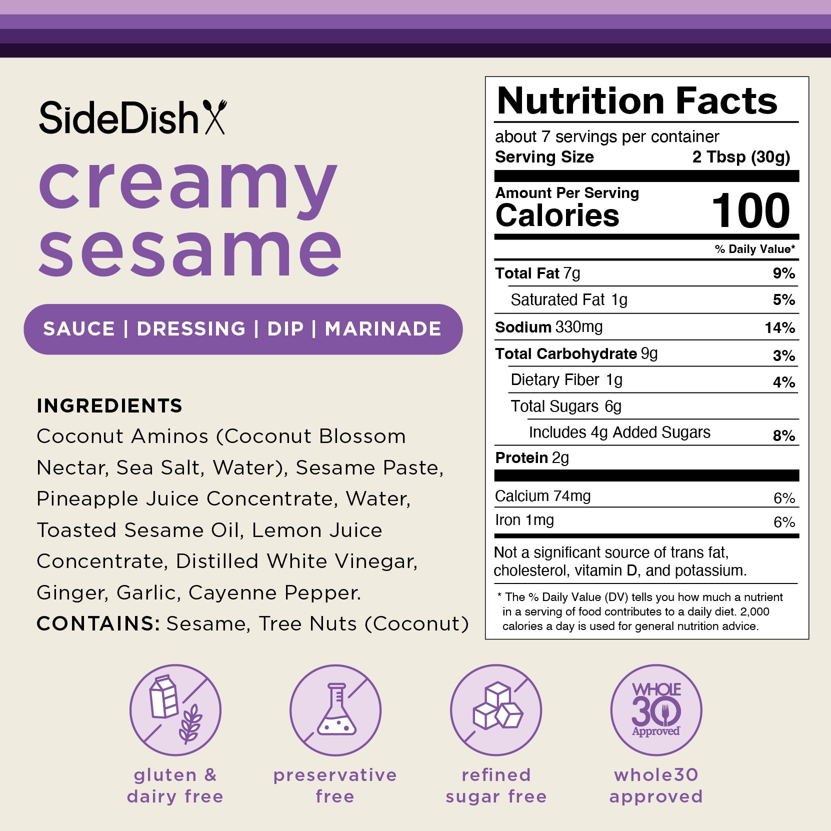 Creamy Sesame Dressing