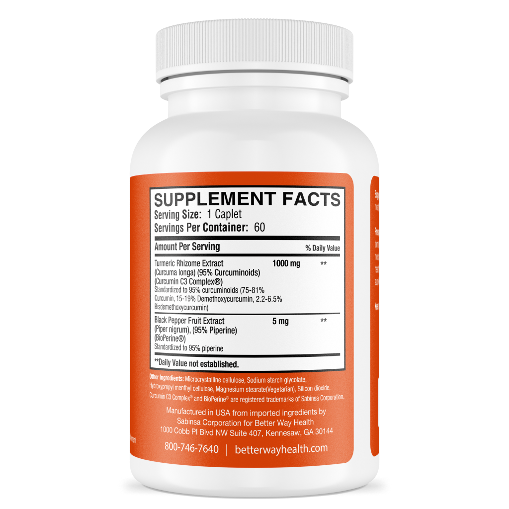 Curcumin Extra Strength by Better Way Health
