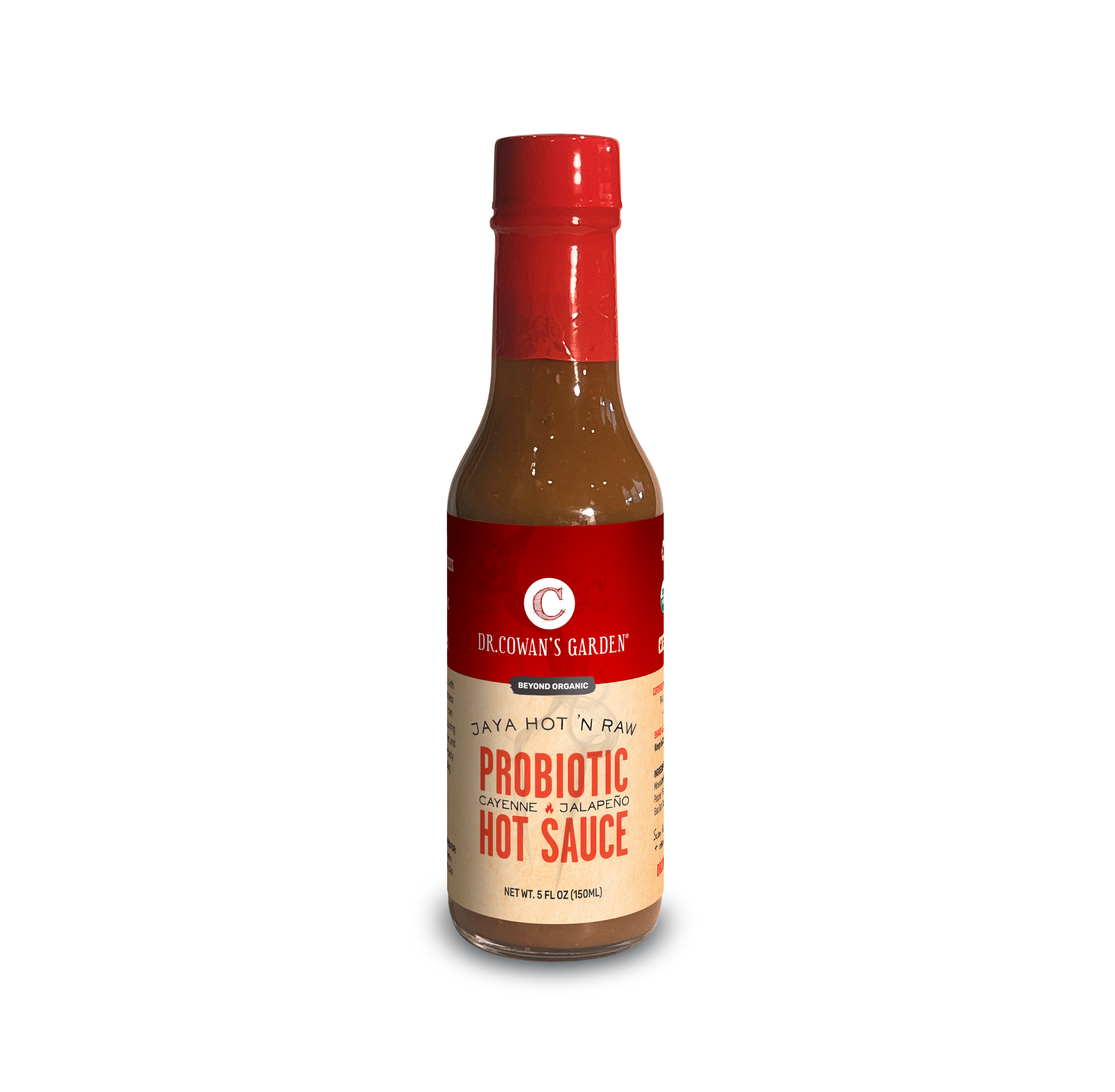Jaya Raw Fermented Probiotic Hot Sauce by Dr. Cowan's Garden