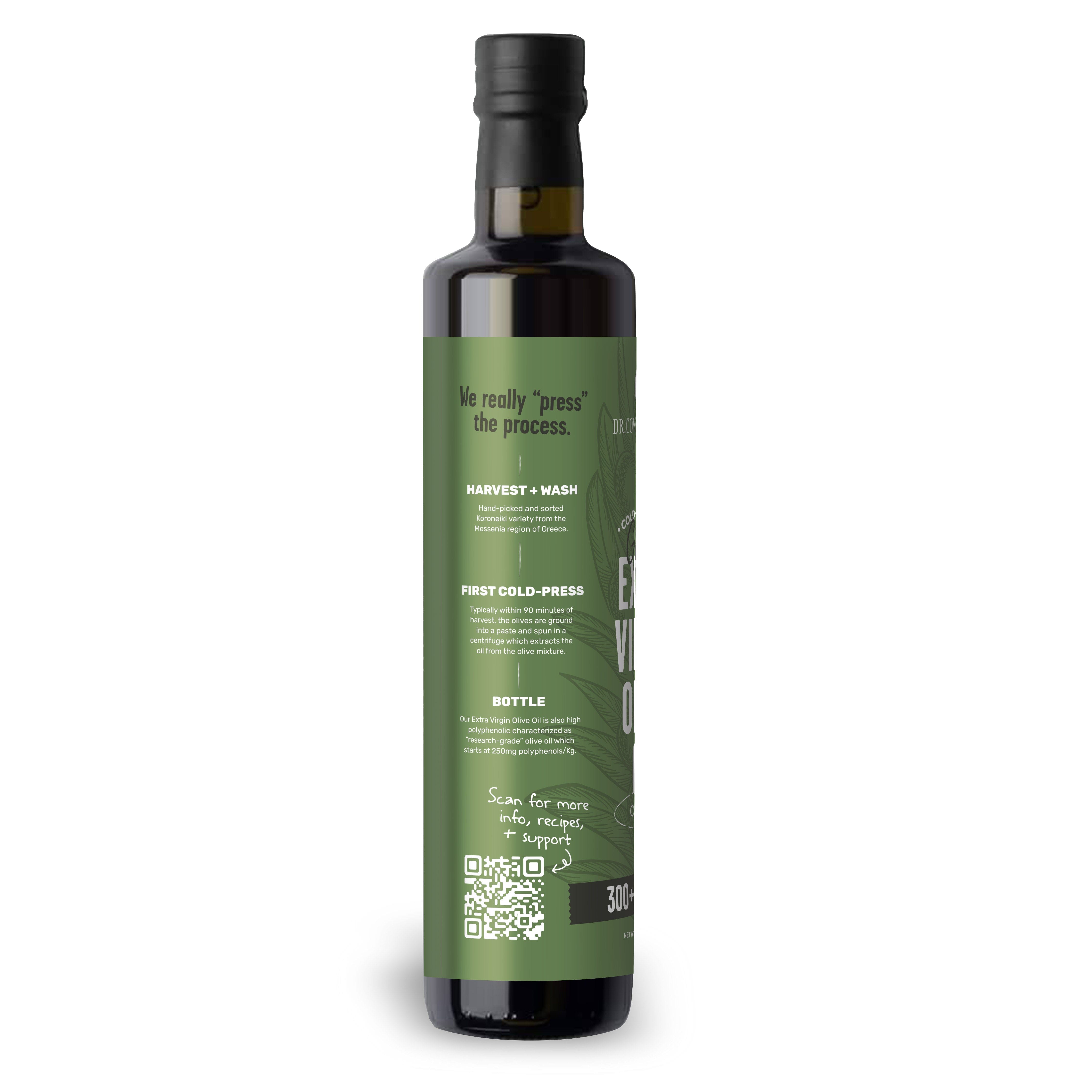 300+ Polyphenol Organic Extra Virgin Olive Oil by Dr. Cowan's Garden