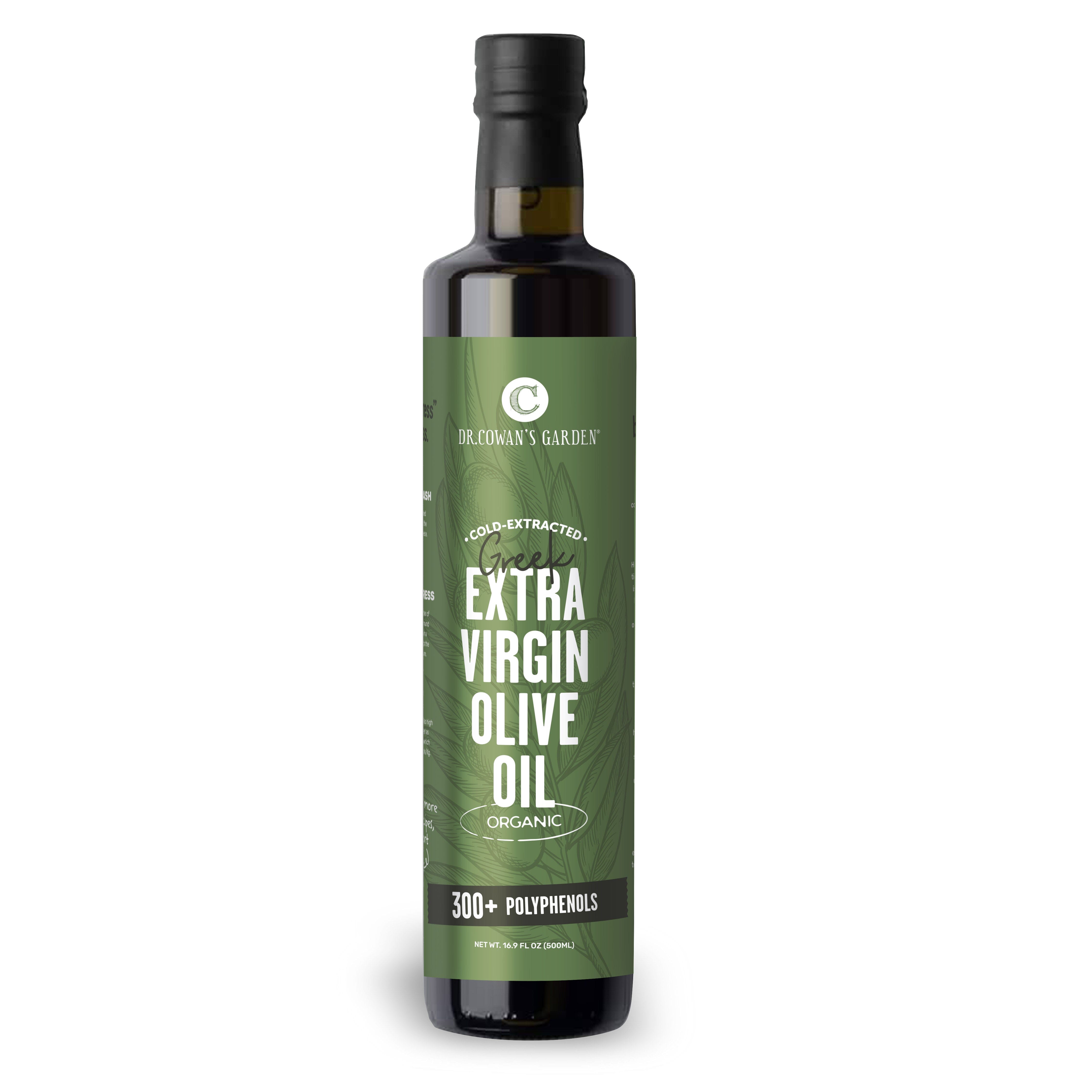 300+ Polyphenol Organic Extra Virgin Olive Oil by Dr. Cowan's Garden