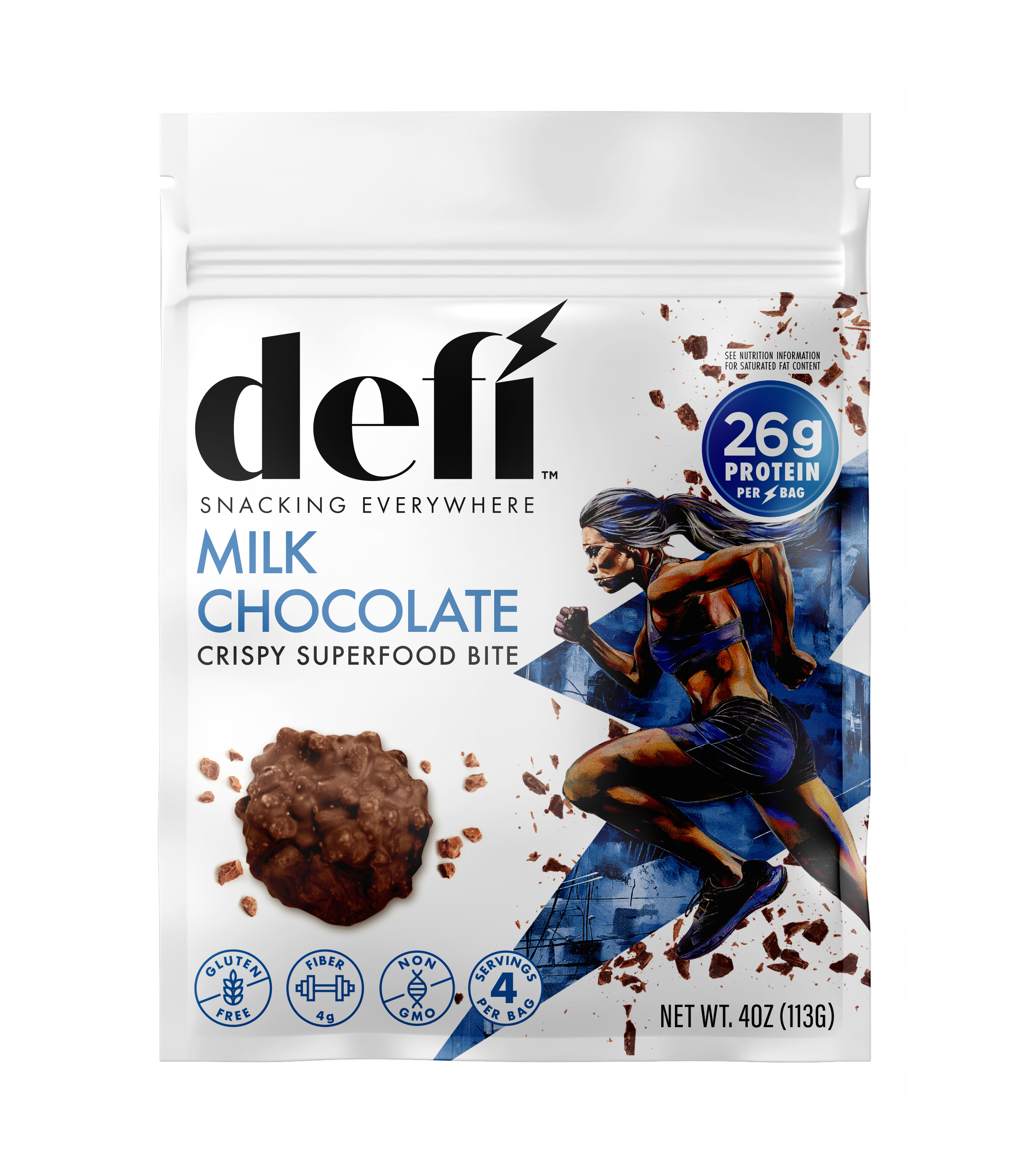 DEFI Milk Chocolate Crispy Superfood Bite