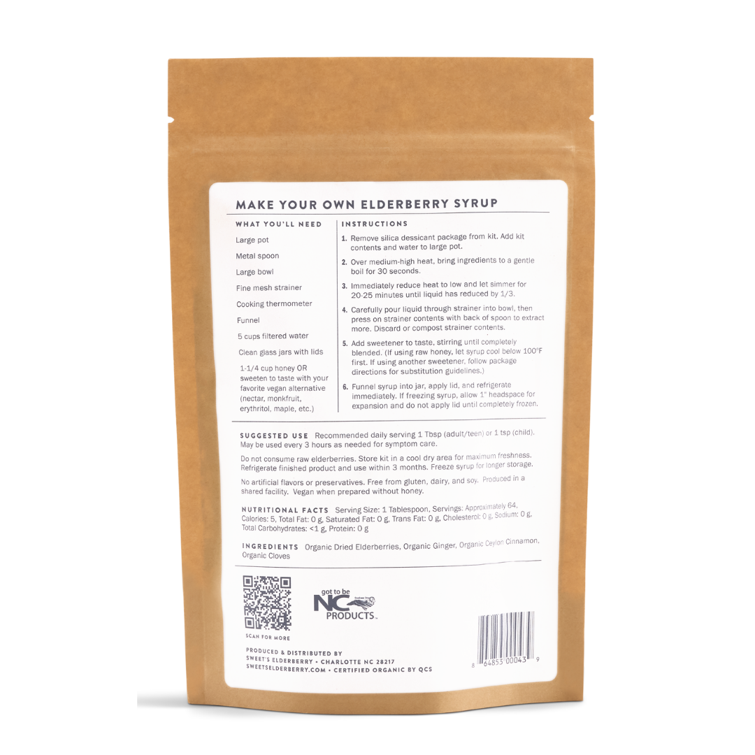 DIY Elderberry Syrup Kits and Bundles - Organic