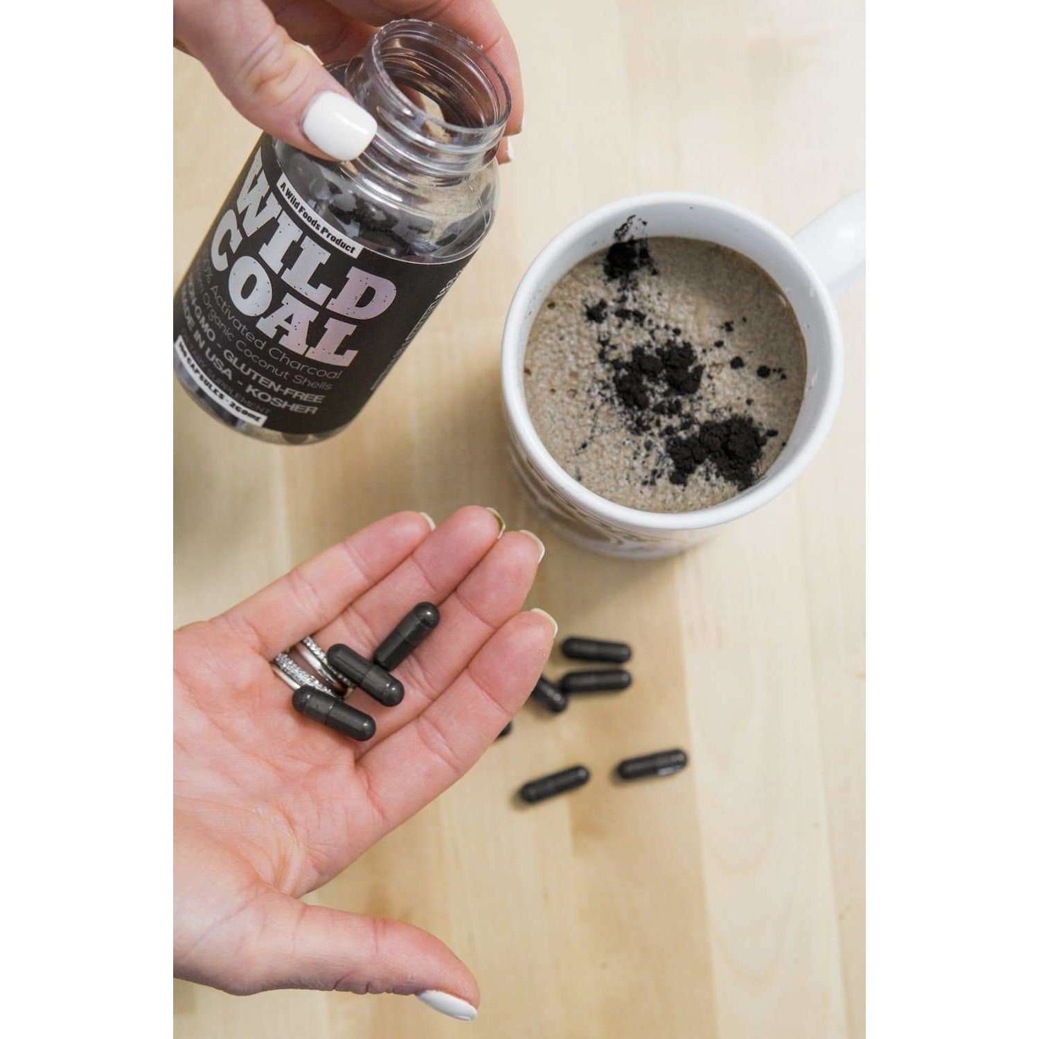 Wholesale of 10 - Activated Charcoal Capsules, 120ct