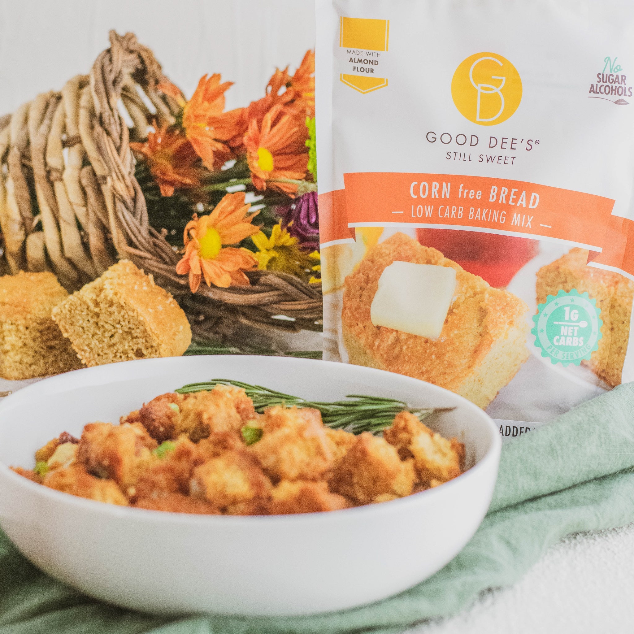 It’s back! Corn (free) Keto Bread Mix - Gluten Free and No Added Sugar by Good Dee's