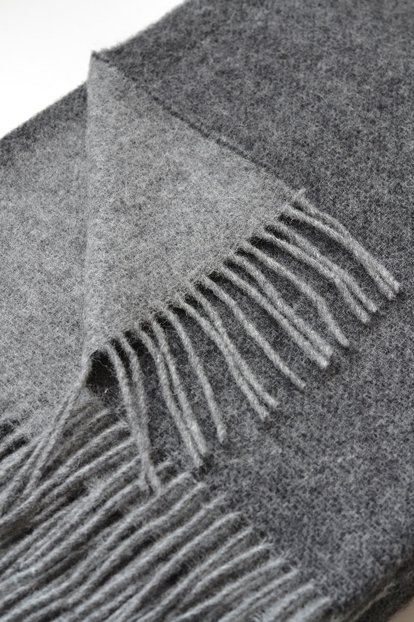 Trafalgar Double Sided Wool Throw by Linen Way