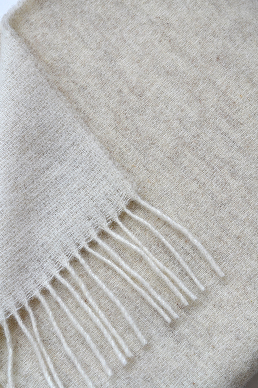 Trafalgar Double Sided Wool Throw by Linen Way