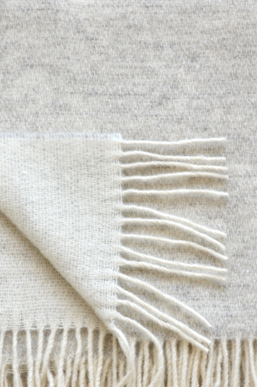 Trafalgar Double Sided Wool Throw by Linen Way