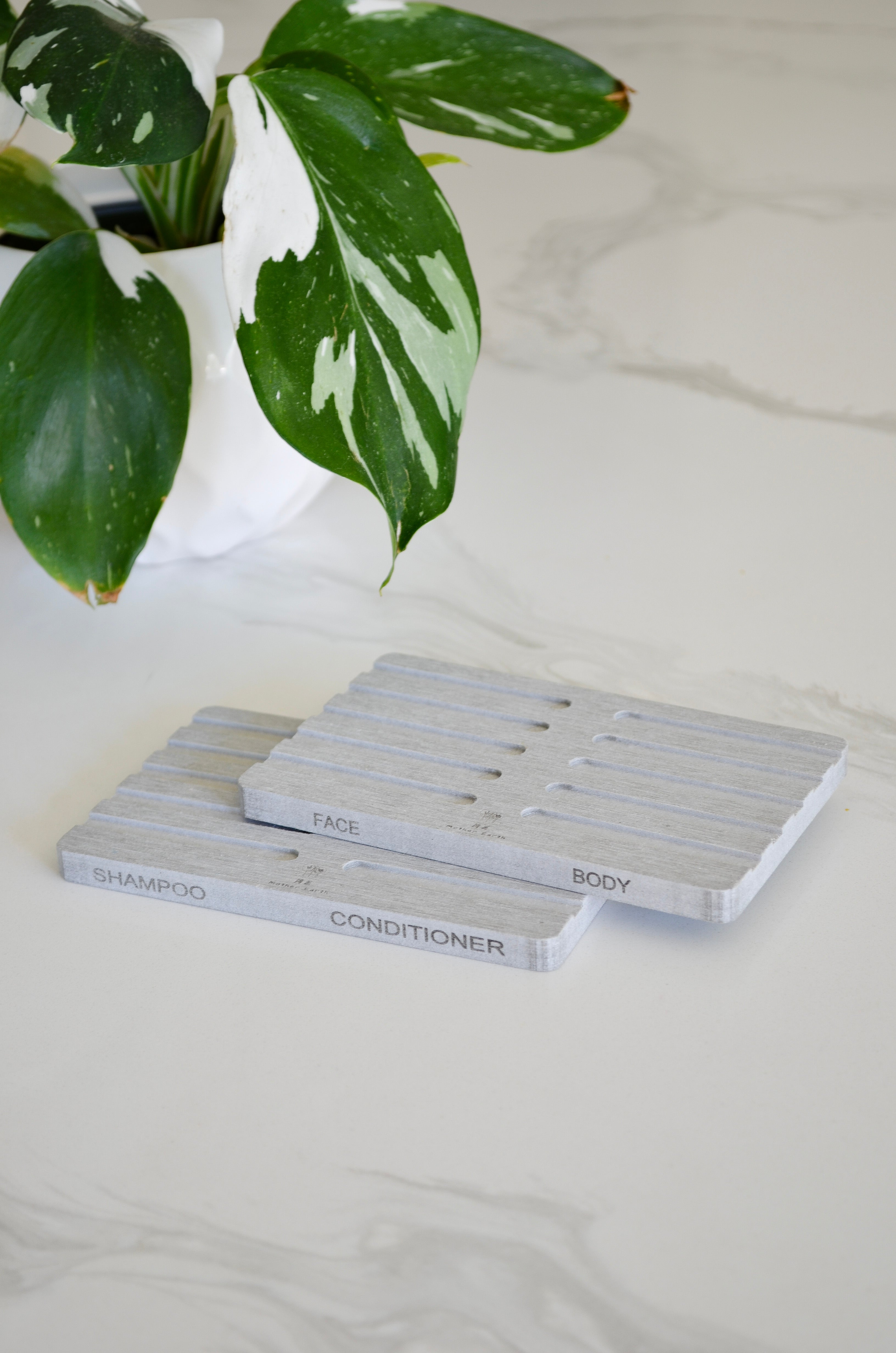 Quick-Dry Diatomite Soap Dishes with Labels