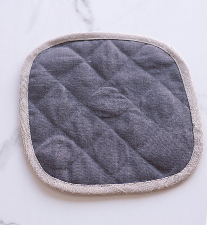 Dominique Linen Pot Holder by Linen Way