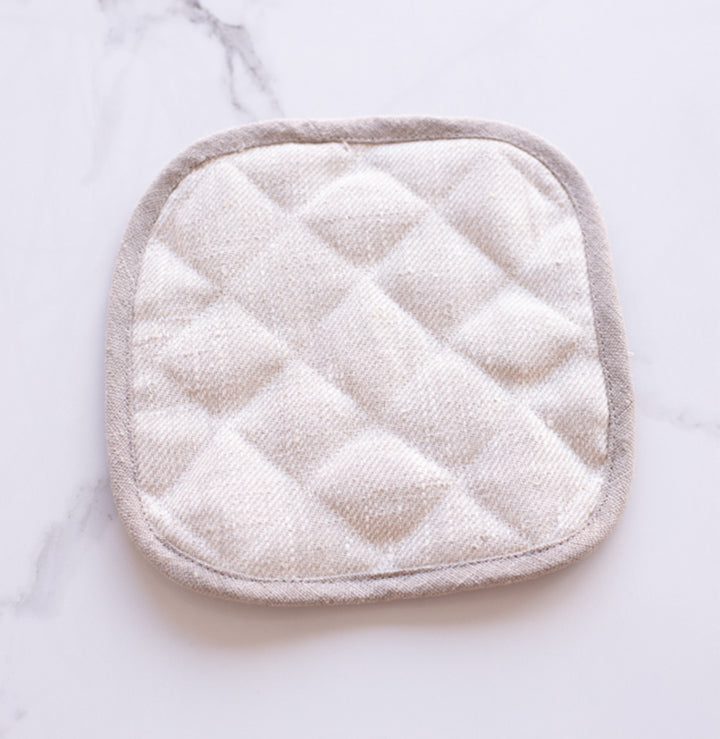 Dominique Linen Pot Holder by Linen Way