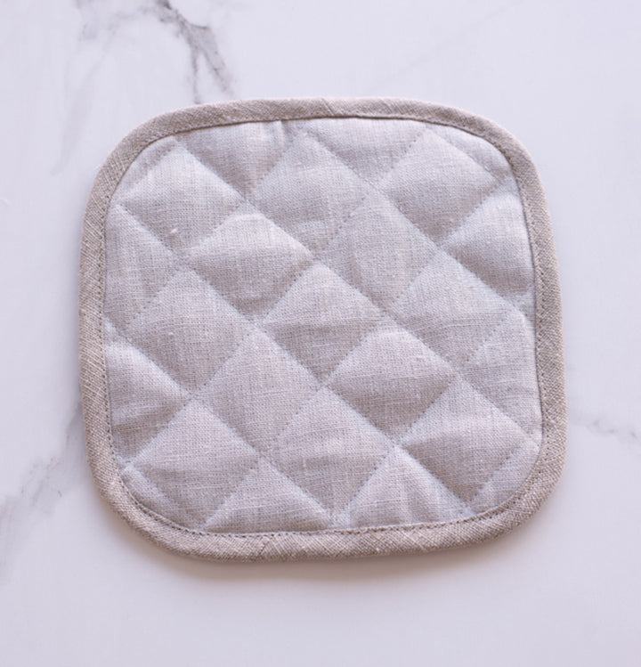 Dominique Linen Pot Holder by Linen Way