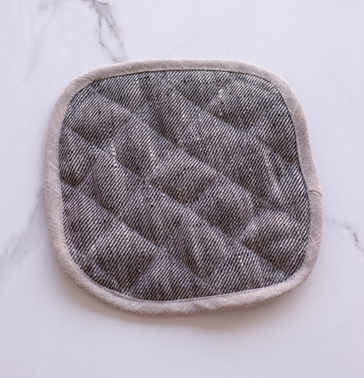 Dominique Linen Pot Holder by Linen Way