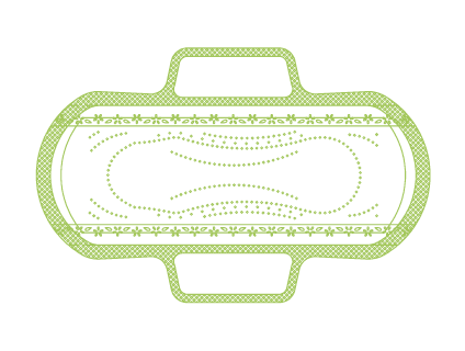 Organic Pads Box - 125 by Tampon Tribe