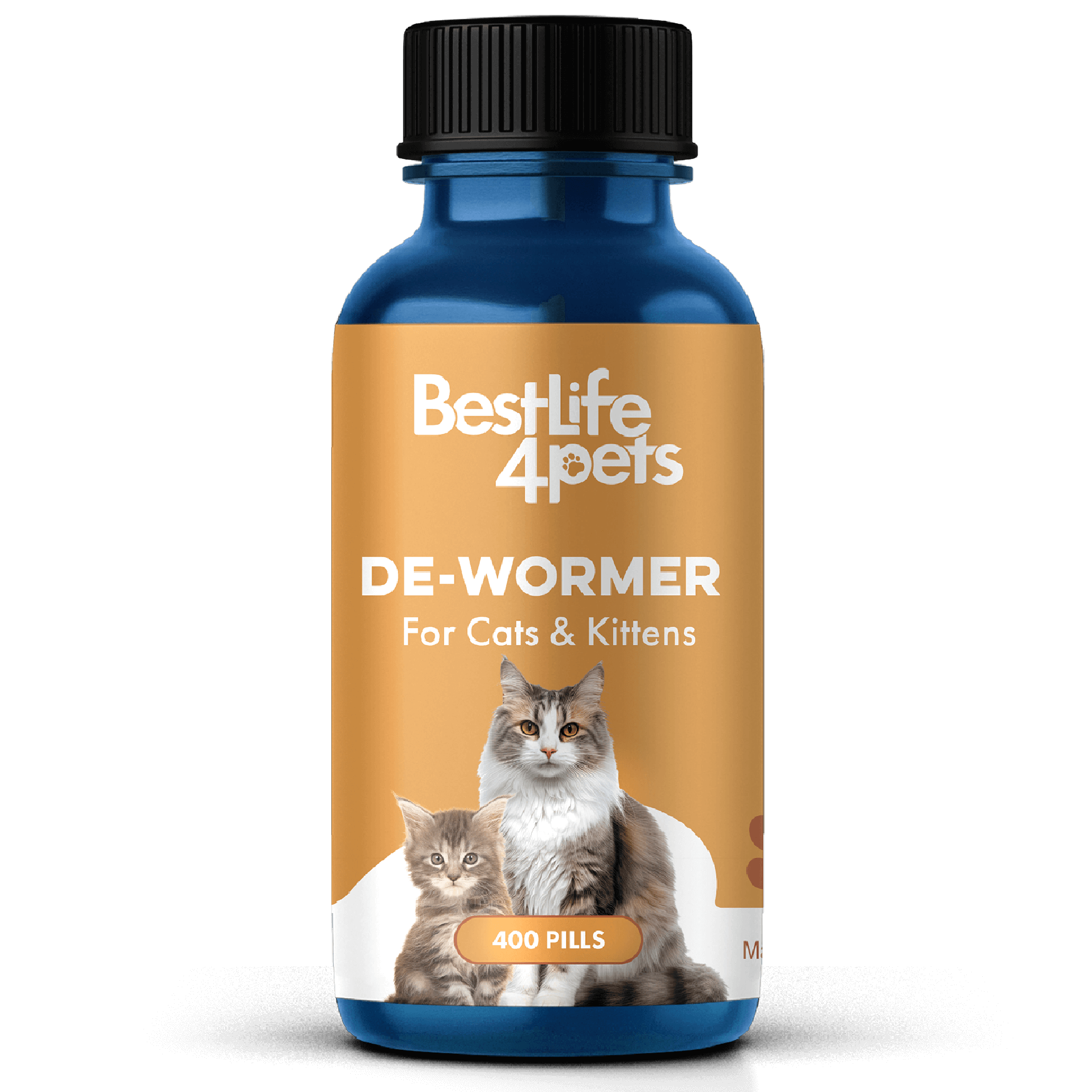 Homeopathic Broad Spectrum Dewormer for Cats & Kittens by BestLife4Pets