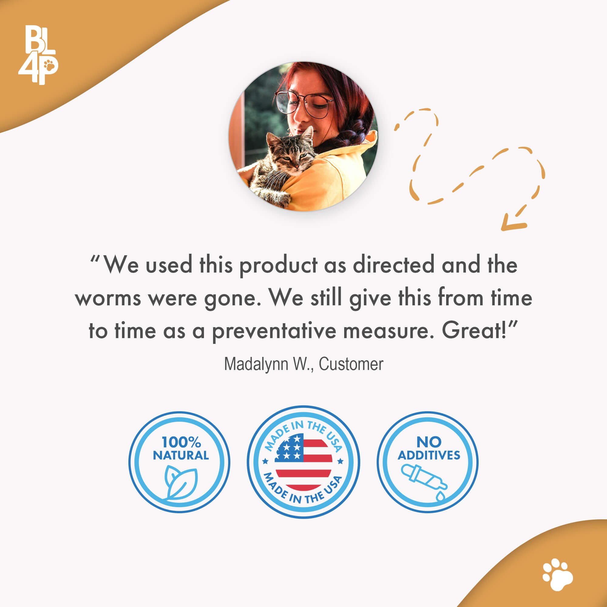 Homeopathic Broad Spectrum Dewormer for Cats & Kittens by BestLife4Pets