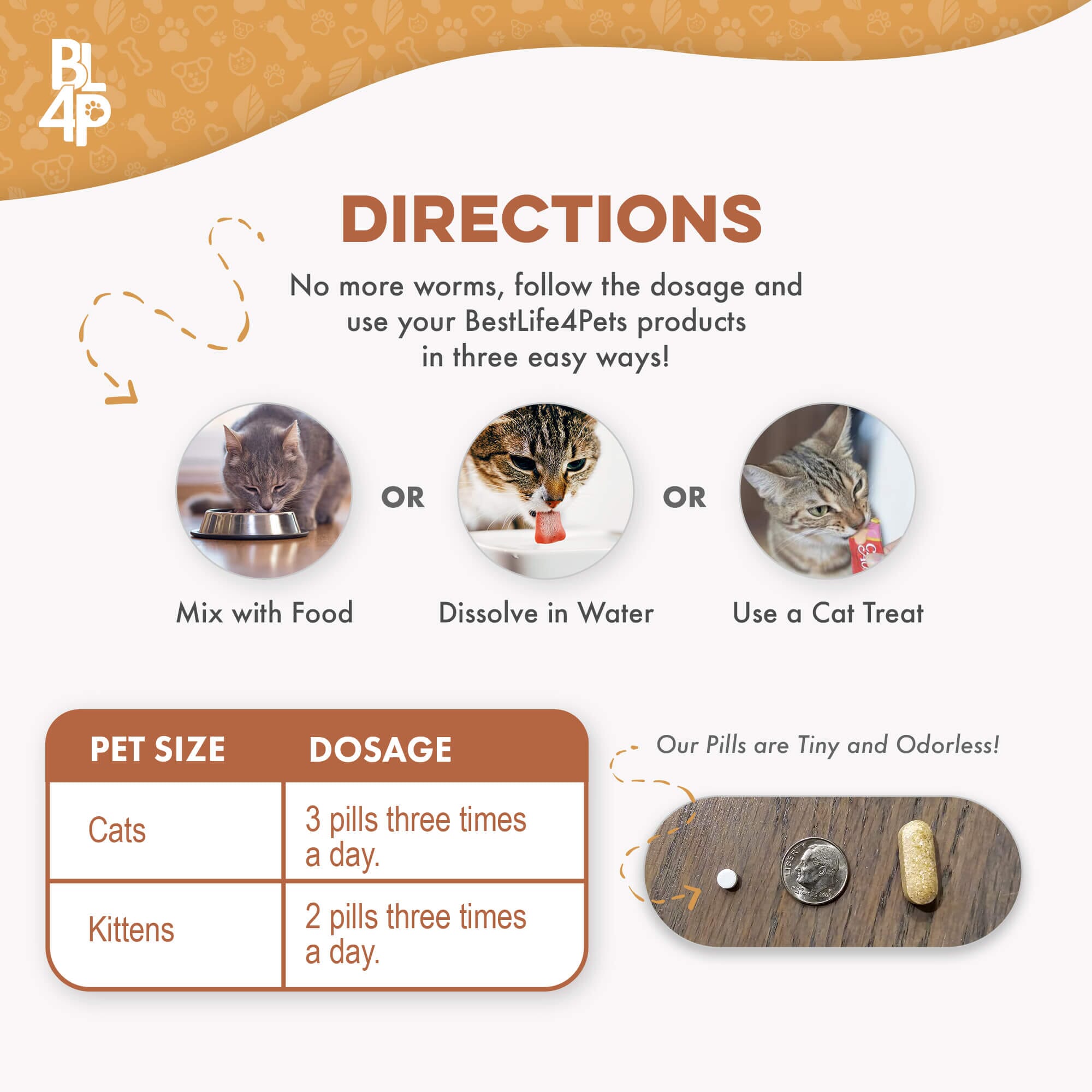 Homeopathic Broad Spectrum Dewormer for Cats & Kittens by BestLife4Pets