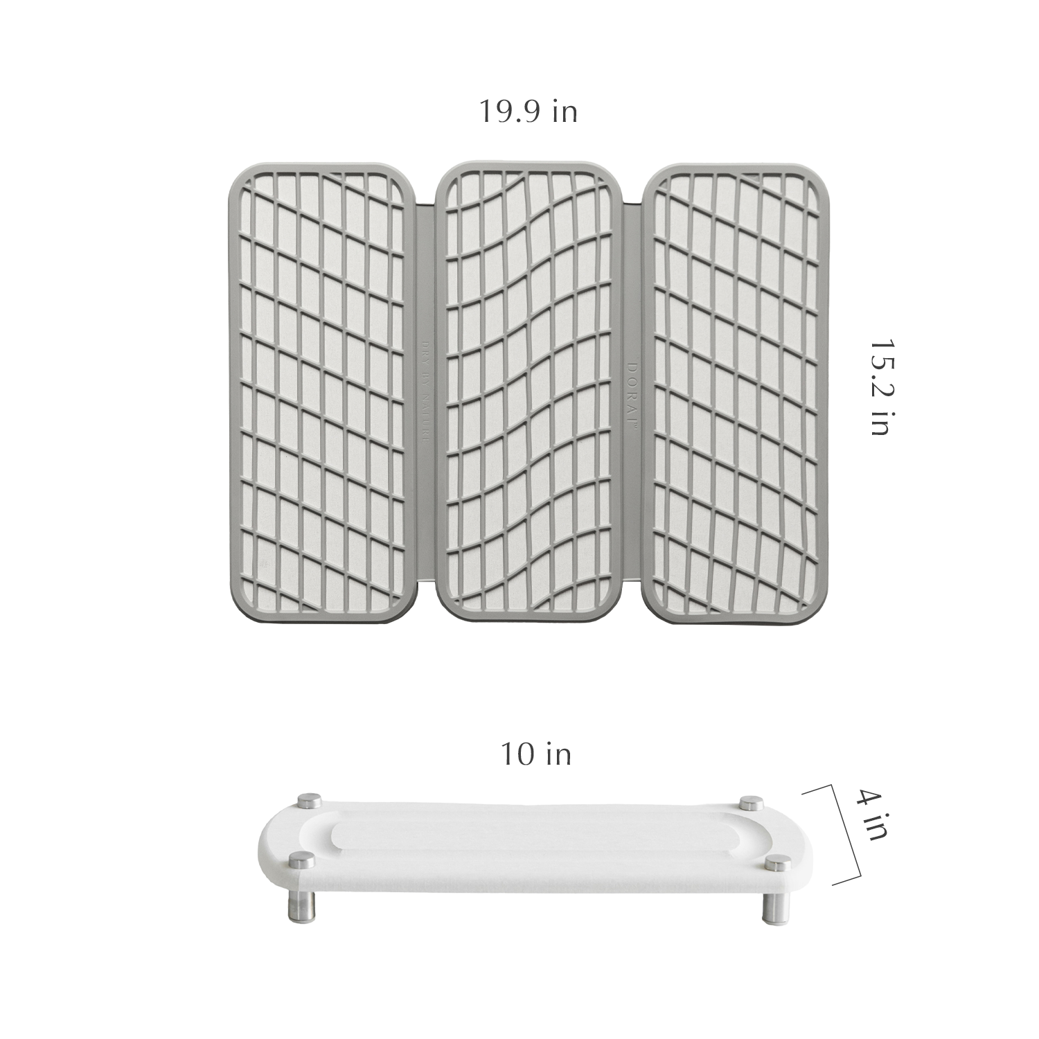 Dish Pad + Sink Caddy Bundle by Dorai Home | Quick-Drying Home Essentials