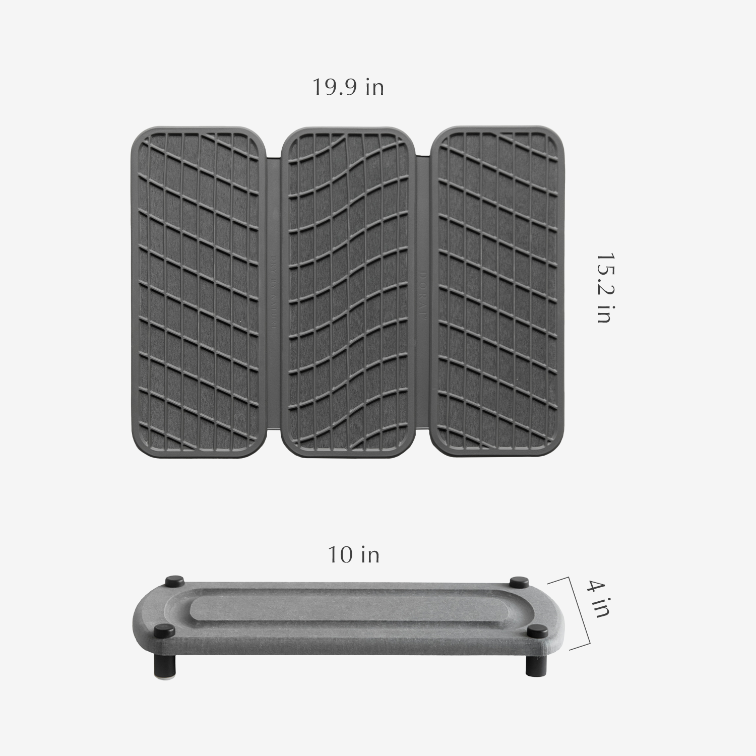 Dish Pad + Sink Caddy Bundle by Dorai Home | Quick-Drying Home Essentials