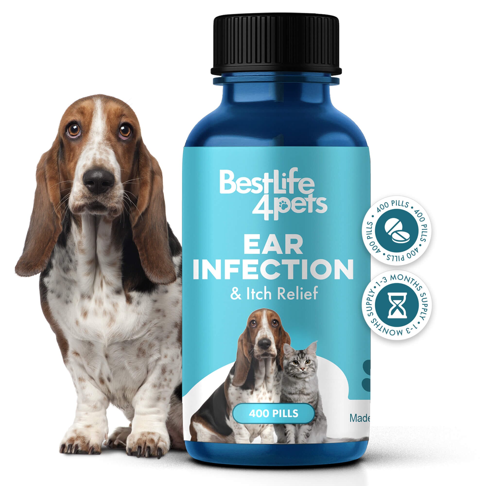 Ear Infection & Itch Relief for Dogs and Cats by BestLife4Pets
