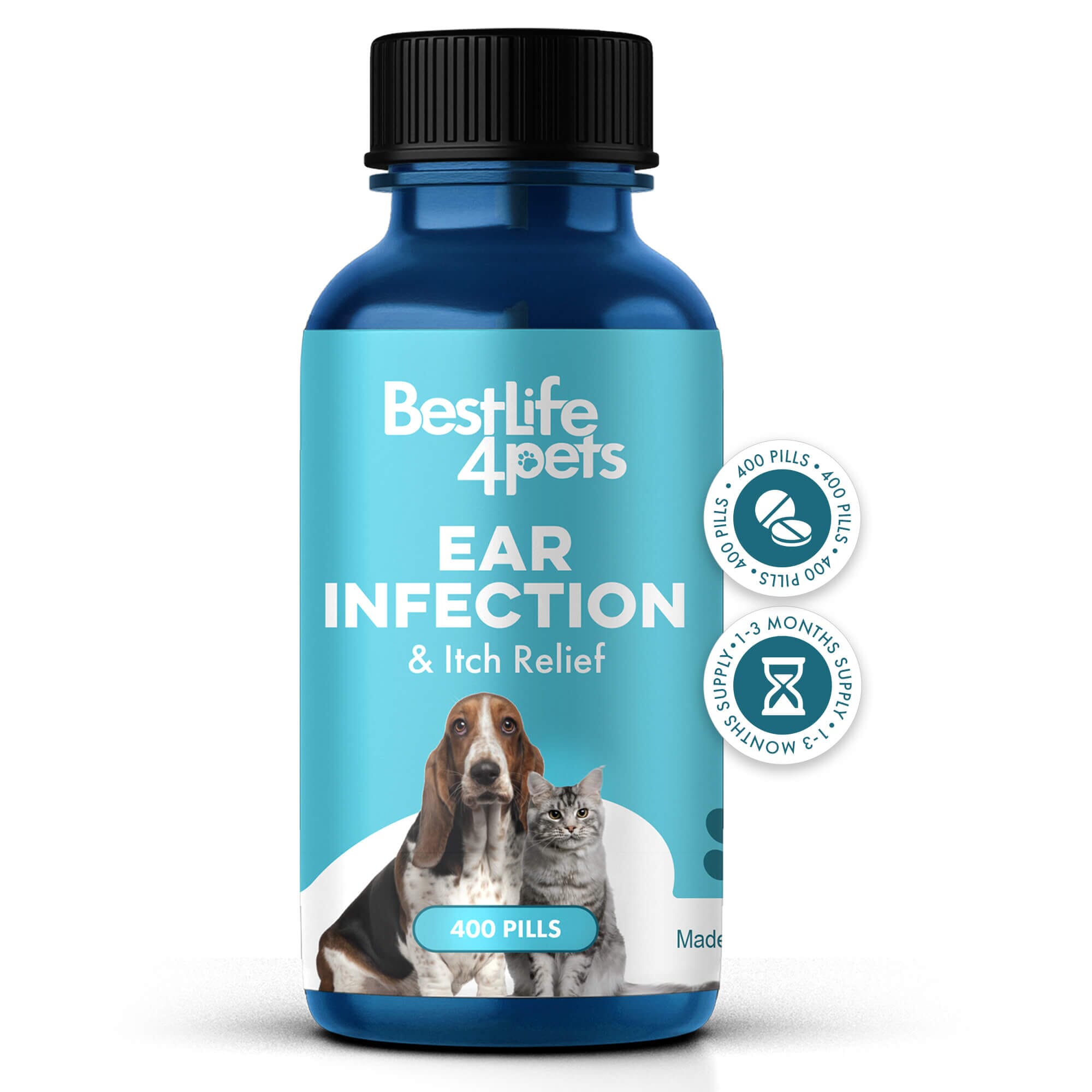 Ear Infection & Itch Relief for Dogs and Cats by BestLife4Pets