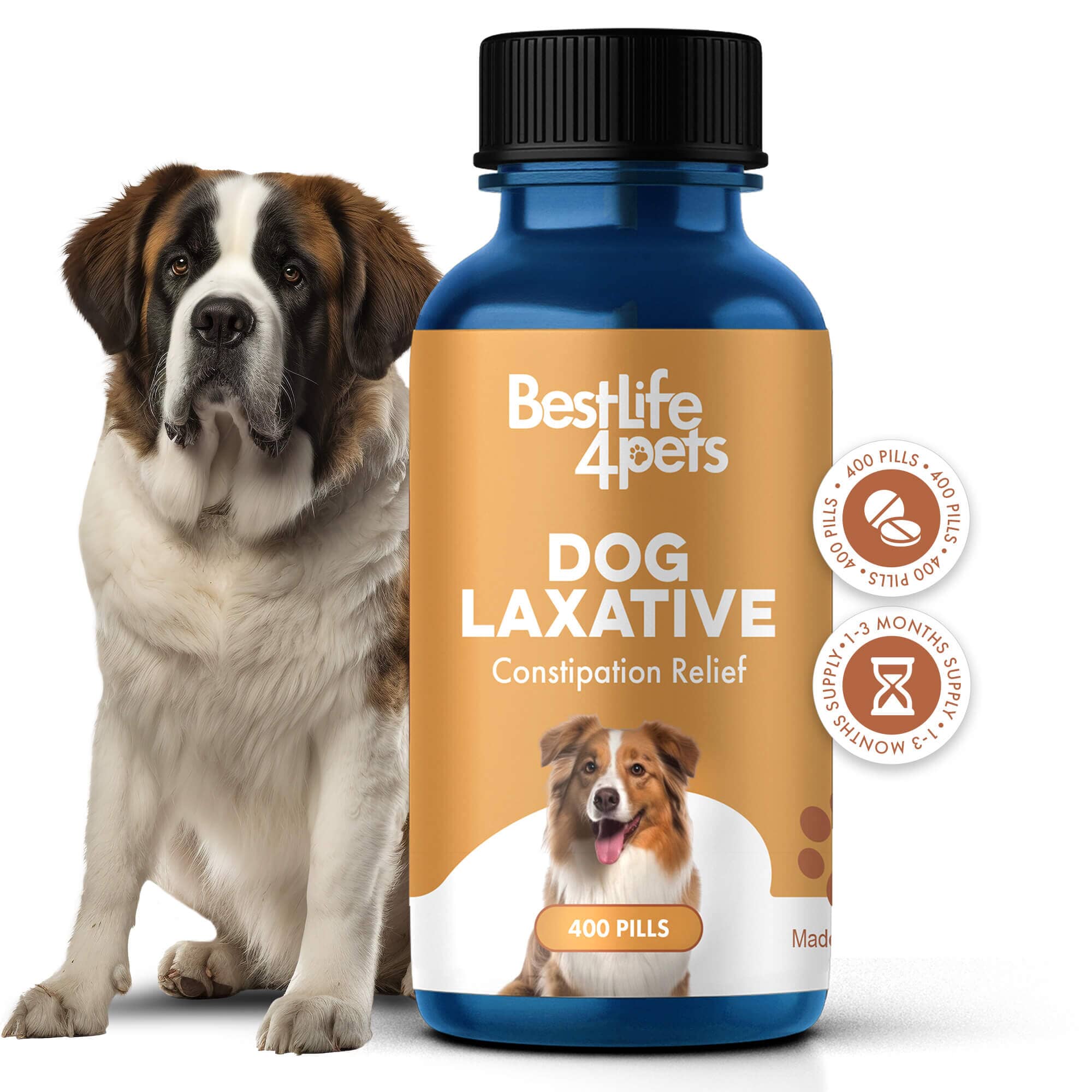 Natural Dog Laxative & Constipation Treatment by BestLife4Pets