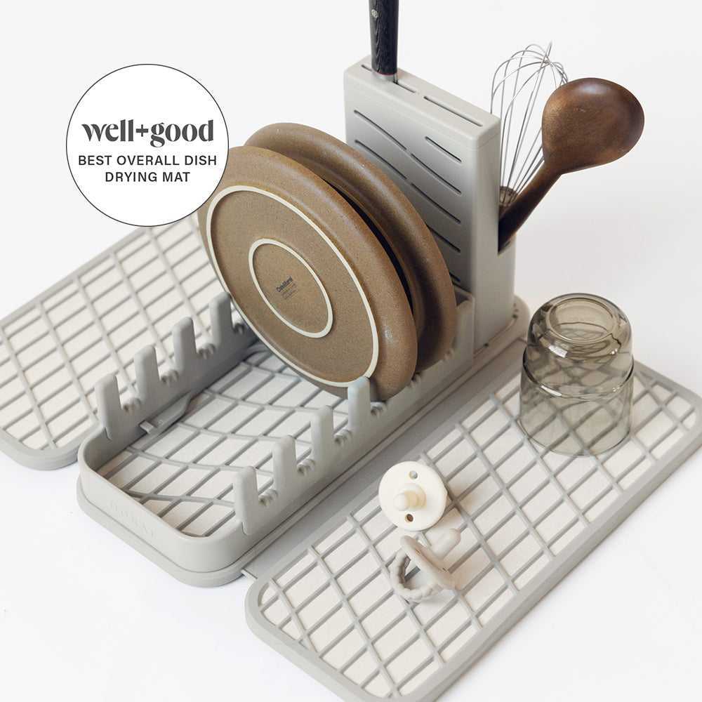Dish Pad + Rack Bundle by Dorai Home | Quick-Drying Home Essentials