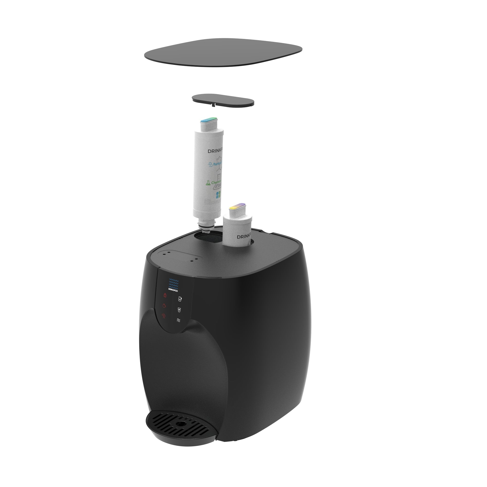 Onyx Pro Series - Counter Bottleless Watercooler | UV Light | Ultra+3 Purification by Drinkpod