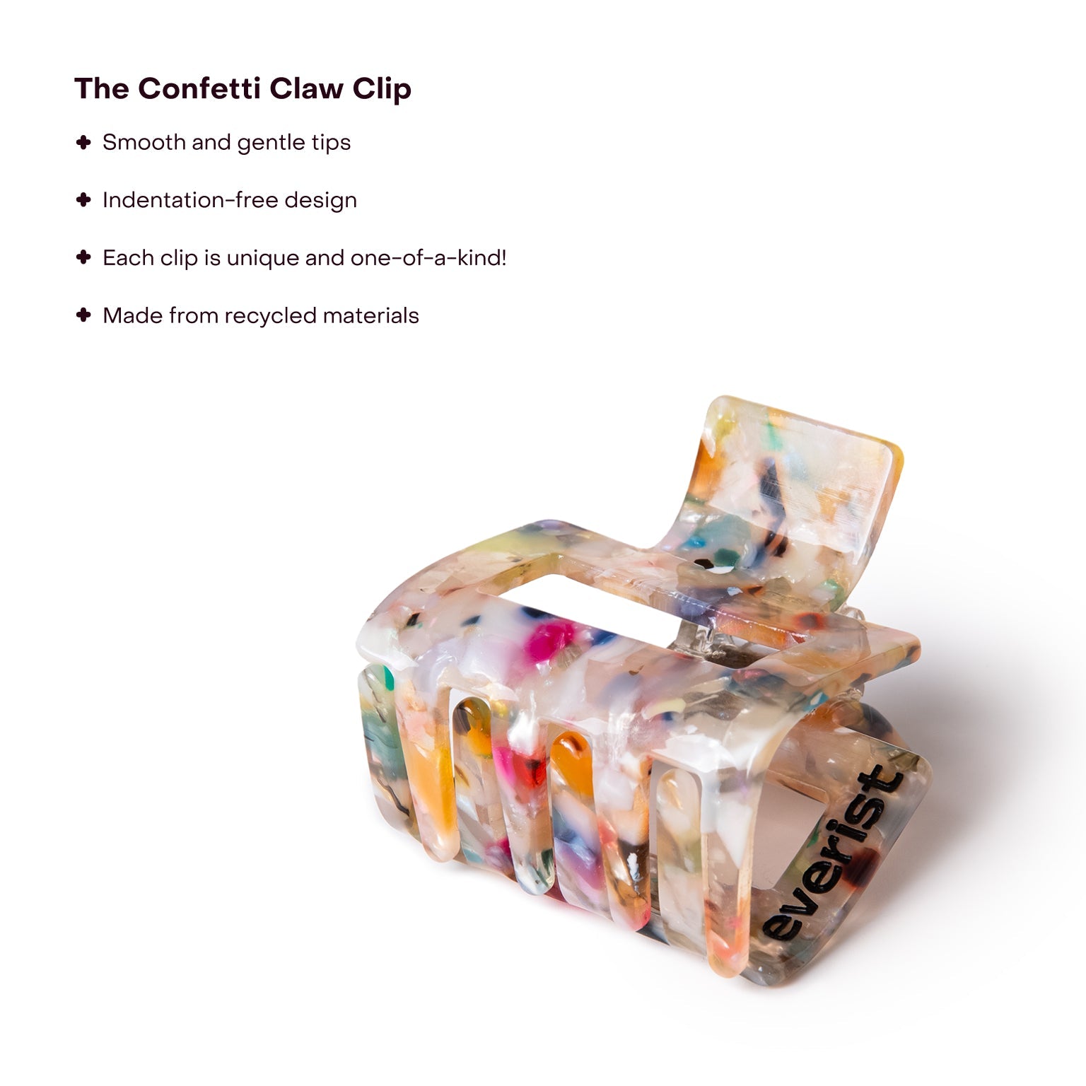The Small Confetti Claw Clip