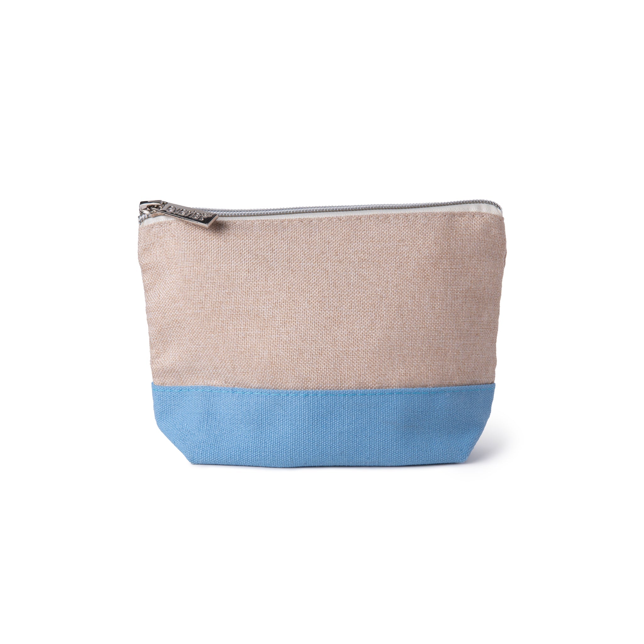 Everist Jute Travel Pouch - Small Blue