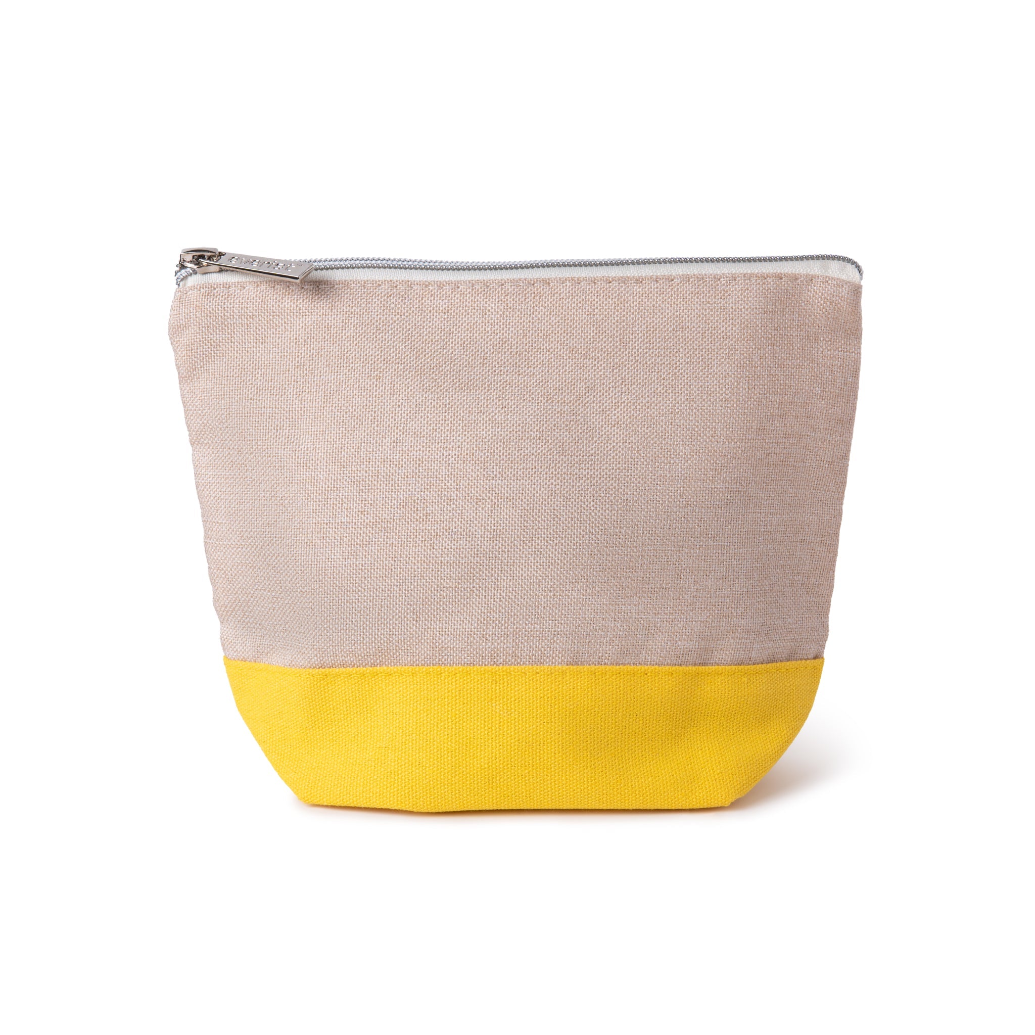 Everist Jute Travel Pouch - Large Yellow