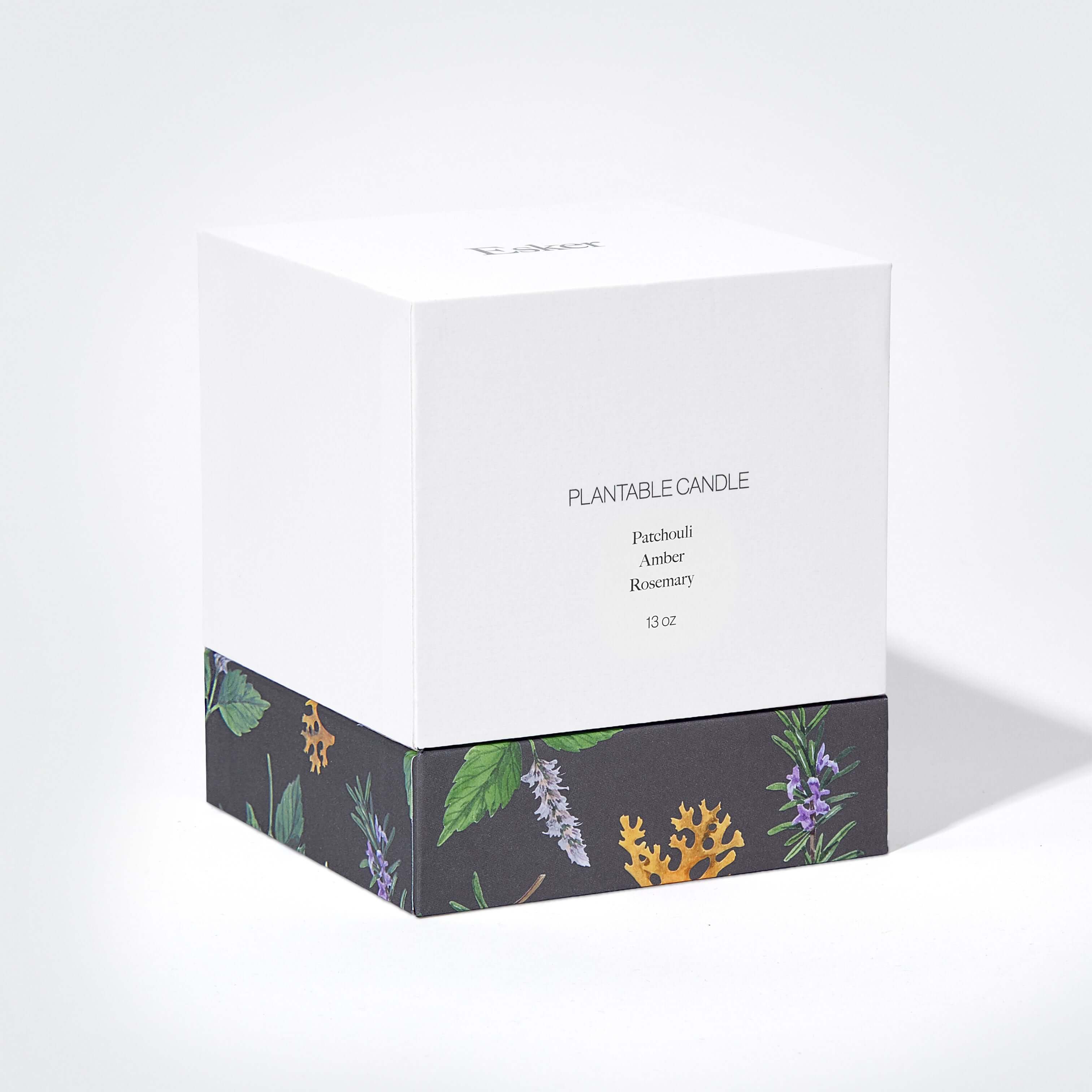 Travertine Plantable Candle by Esker