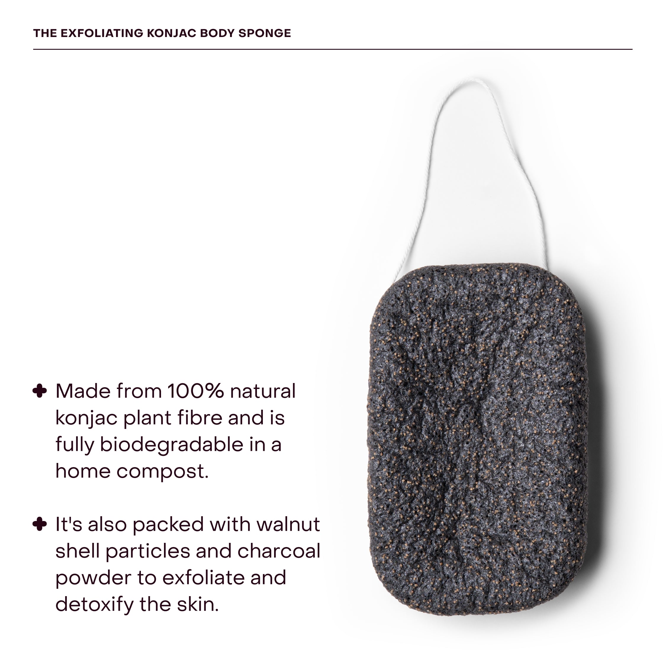 The Exfoliating Konjac Body Sponge