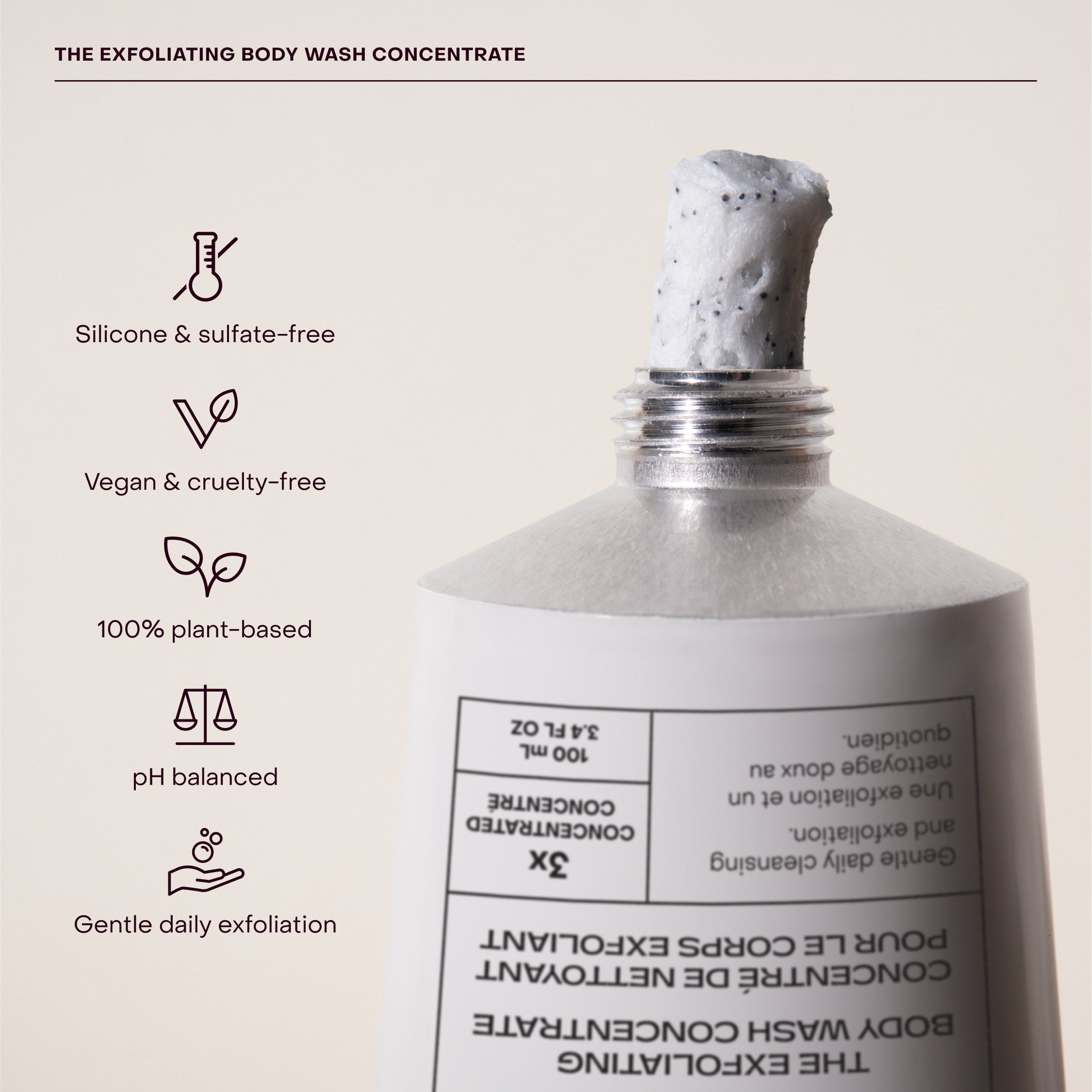 The Exfoliating Body Wash Concentrate