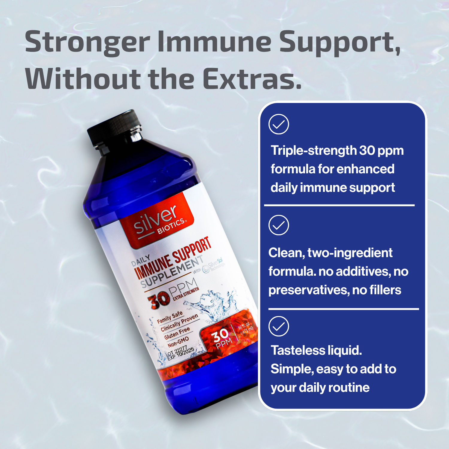 Extra Strength Immune Support | 30PPM SilverSol® Colloidal Silver