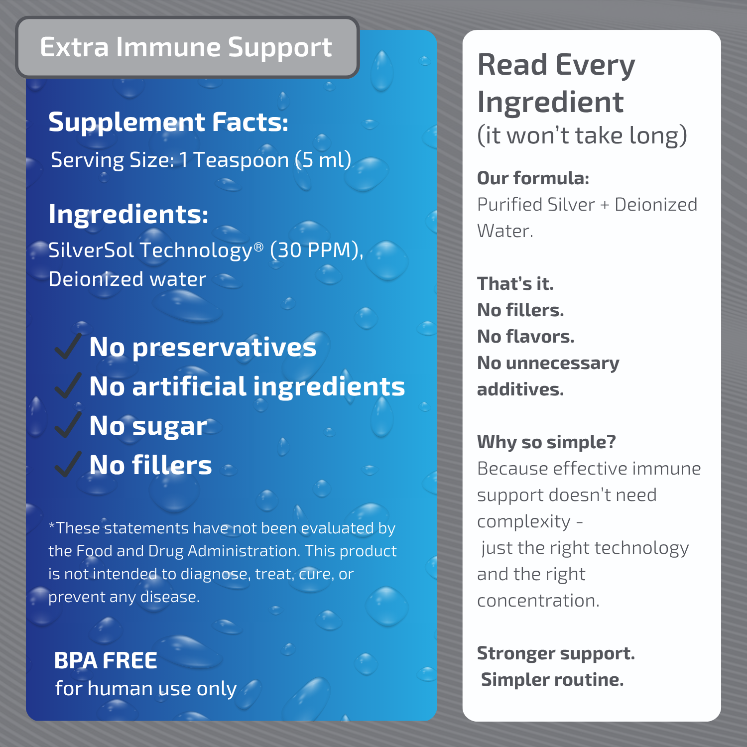 Extra Strength Immune Support | 30PPM SilverSol® Colloidal Silver