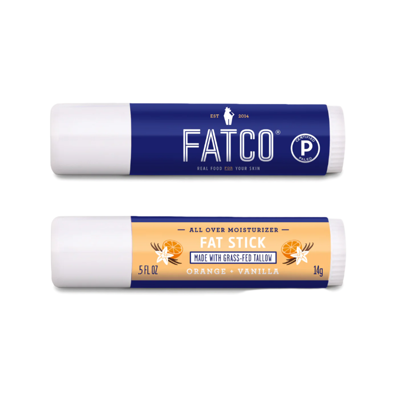 Fat Stick, Orange + Vanilla, 0.5 Oz by FATCO Skincare Products