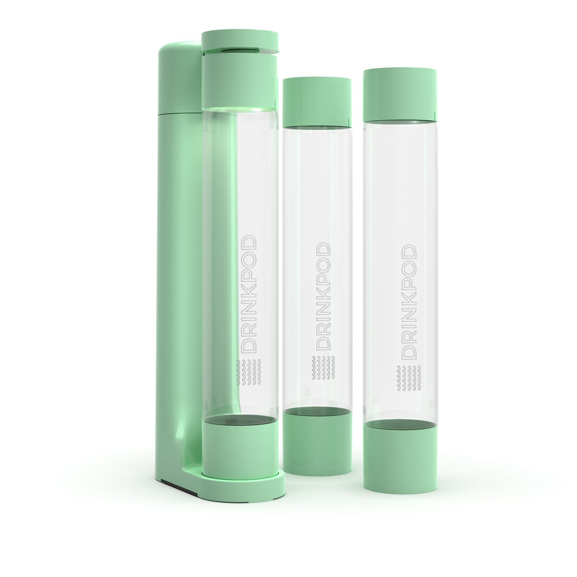 FIZZPod Soda Machine - Make Homemade Sparkling Water, Juice, Tea and Cocktail Drinks with Fruits & Candy by Drinkpod