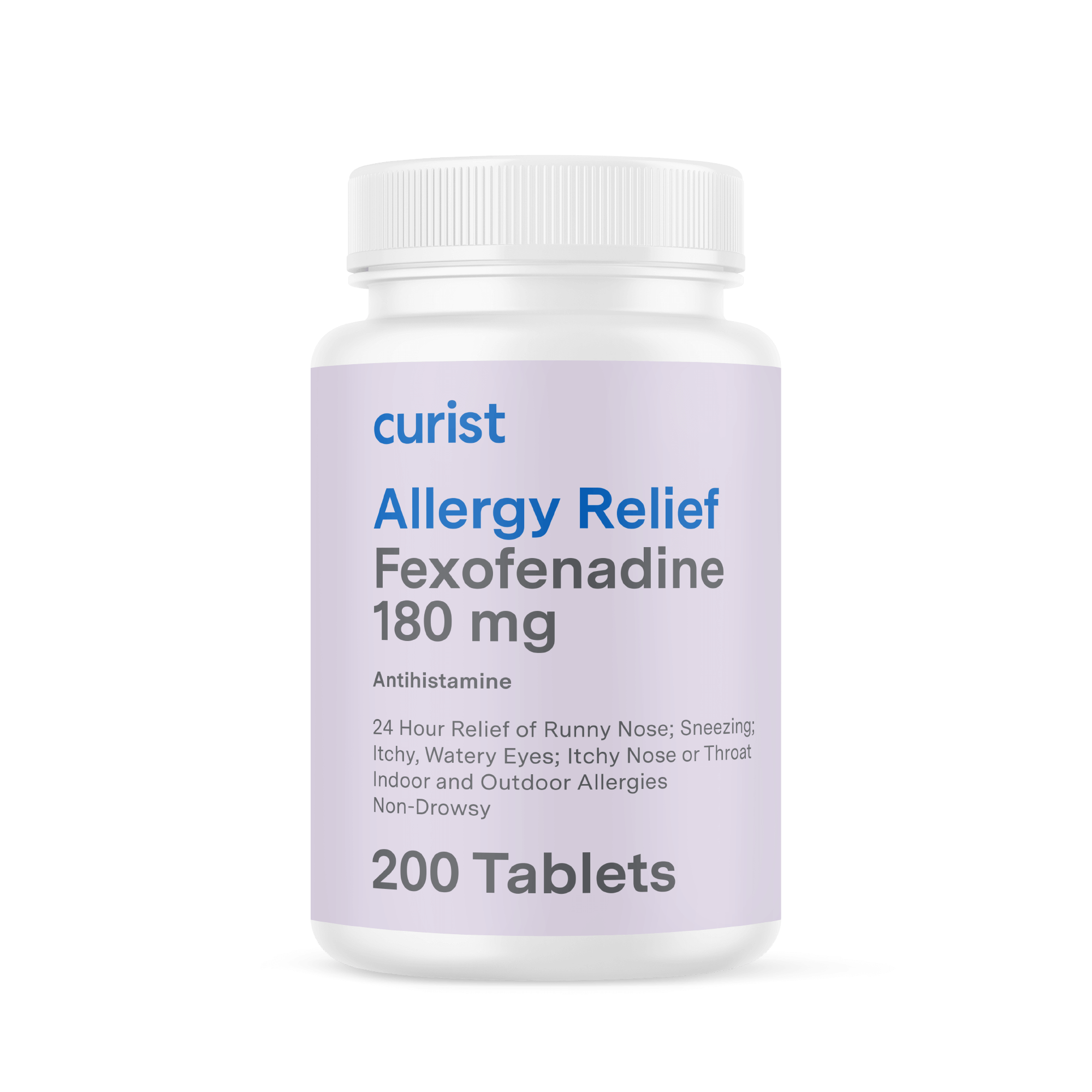 Allergy Relief (fexofenadine 180 mg), 200 ct by Curist
