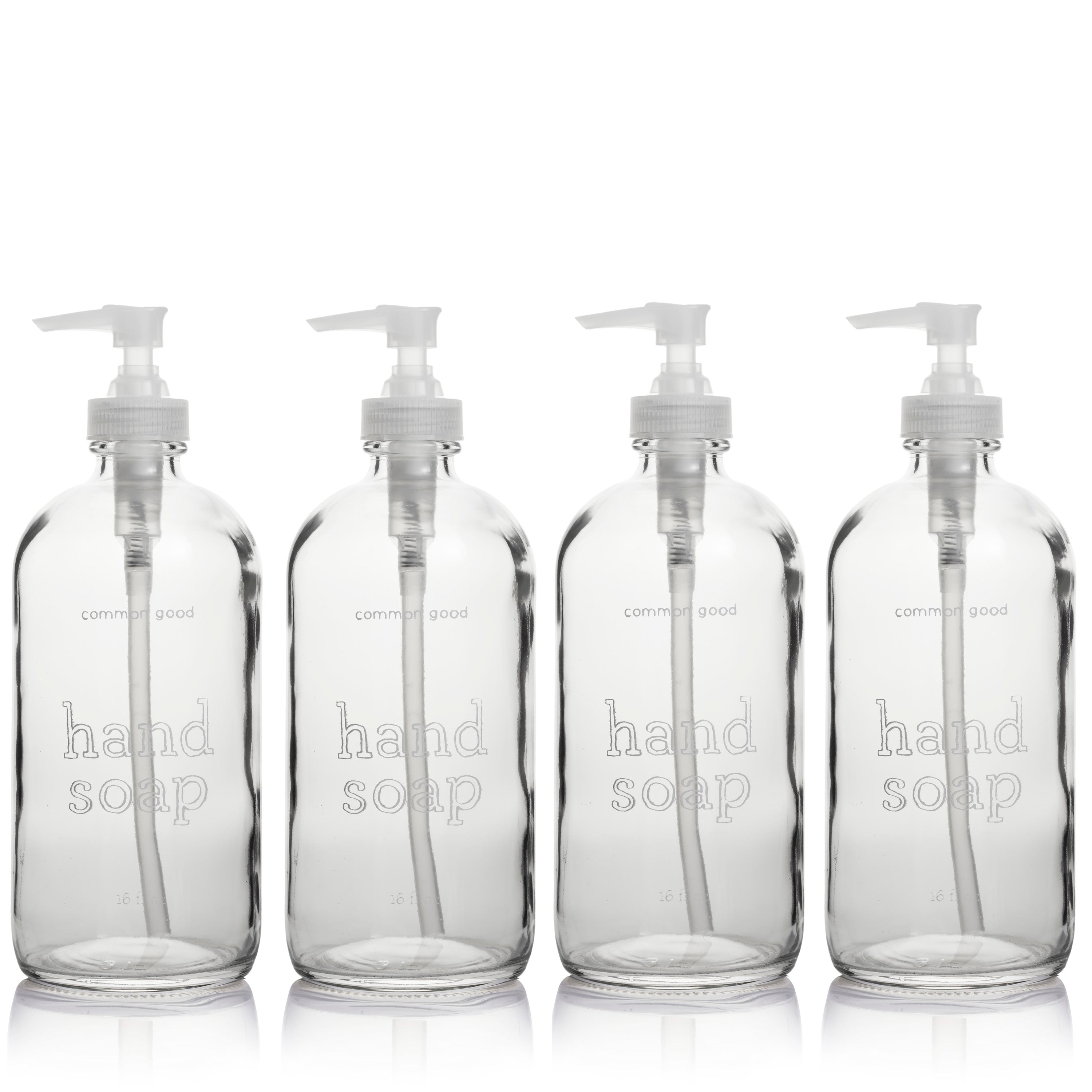 Hand Soap Empty Glass Bottle, 16oz by Common Good