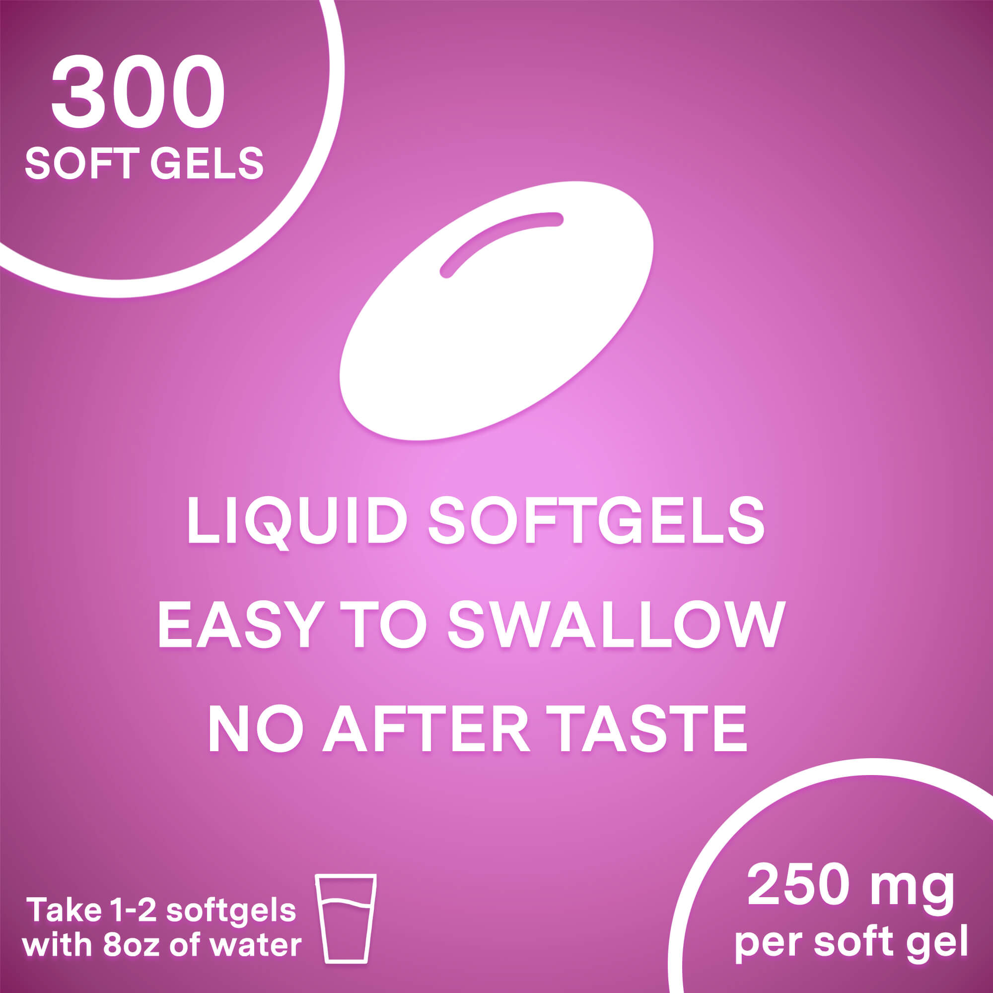 Gas Relief (simethicone 250 mg), 300 ct by Curist